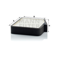 Фильтр салона MANN-FILTER CU 19 002